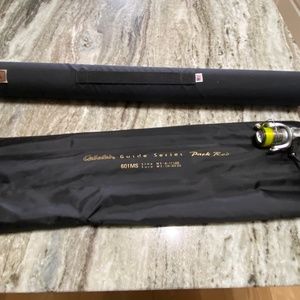 3 Piece Cabella's Fishing Rod & Saros 1000F Reel
